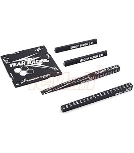 Amazon.com: Yeah Racing Aluminum Chassis Set Up Tool Kit for 1/27